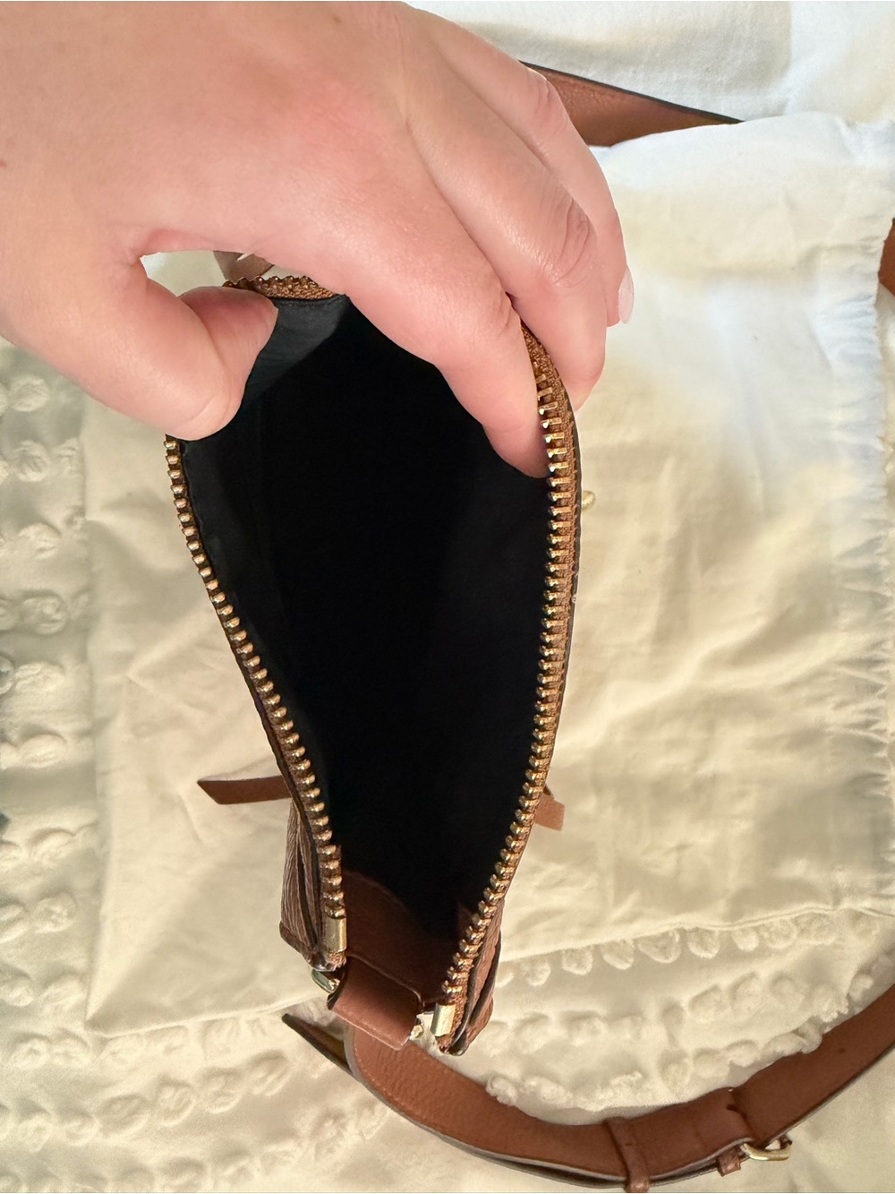 Rebecca Minkoff leather & suede saddle bag - Picture 6 of 8